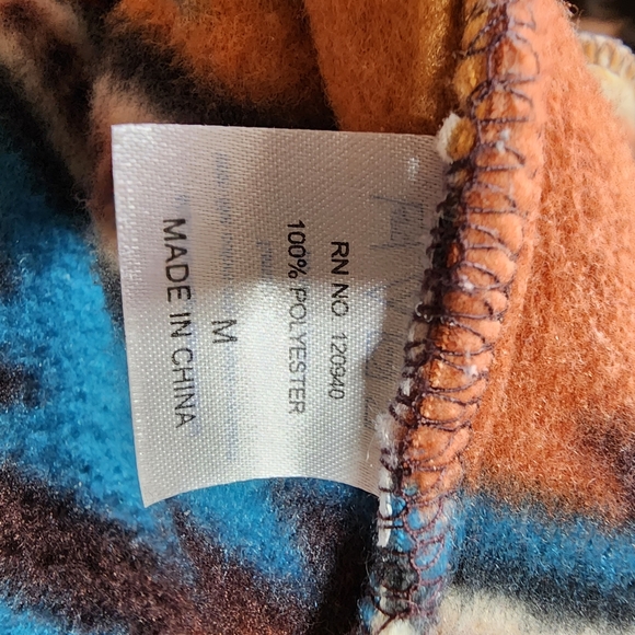 Trail Crest Colorful Aztec Fleece Jacket - Picture 4 of 5